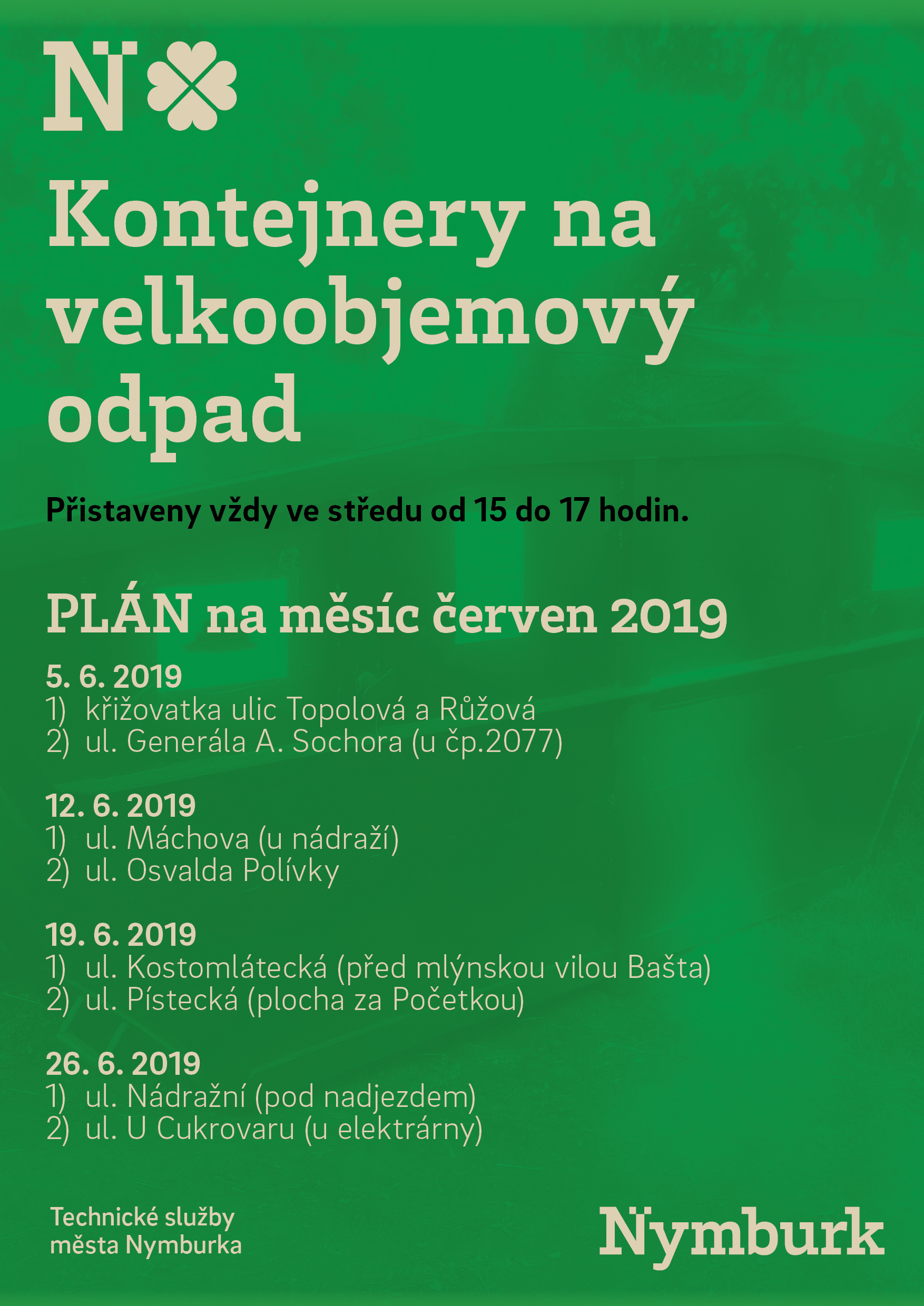 Kontejnery na velkoobjemový odpad