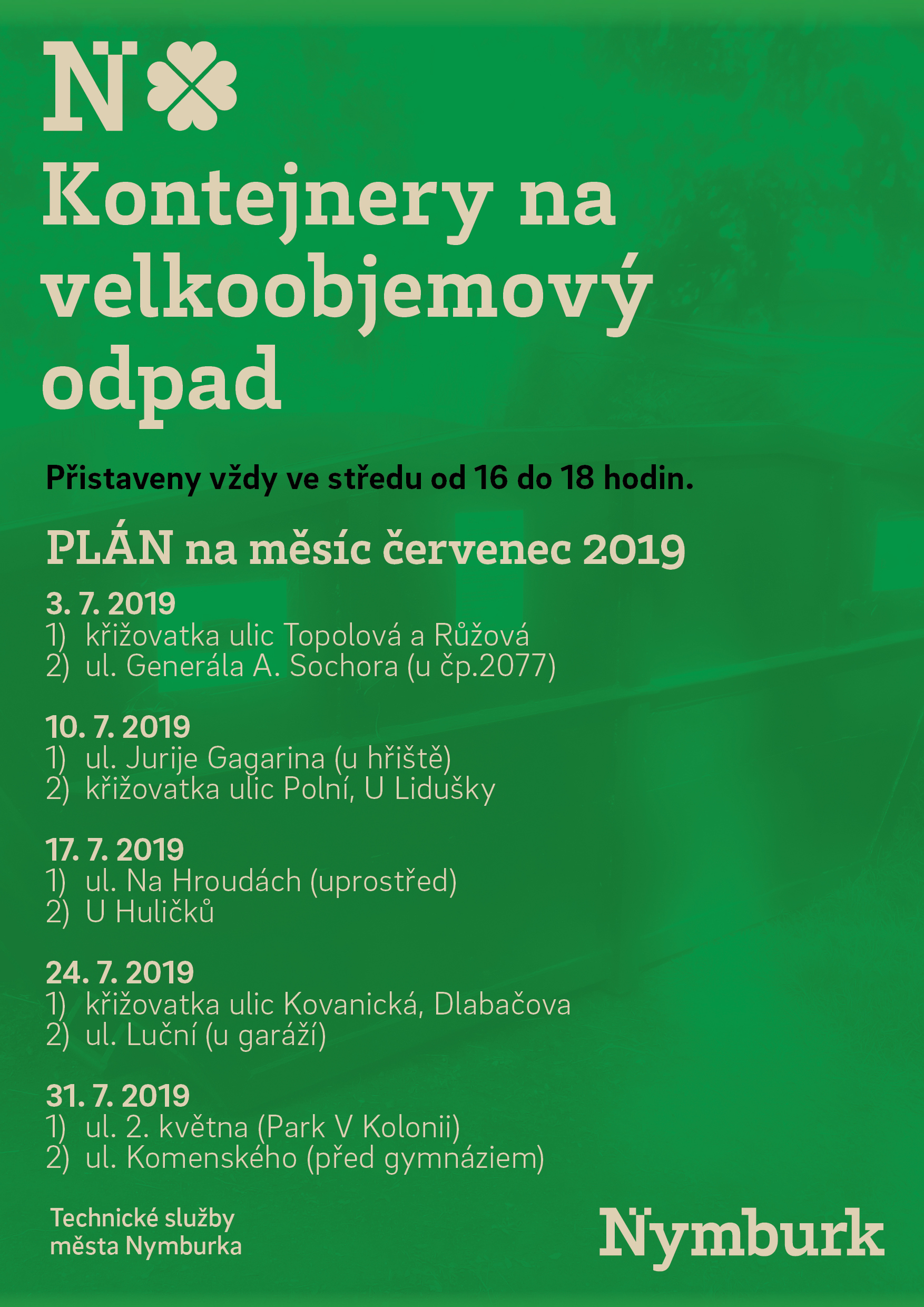 Kontejnery na velkoobjemový odpad