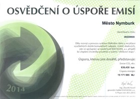 Osvědčení o úspoře emisí Osvědčení o úspoře emisí