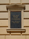 Pamětní deska - T.G.M. - přednáška o K. H. Borovském