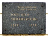 Pamětní deska - Valdemar Vyleťal, básník