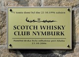 Pamìtní deska - Scotch Whisky Klub